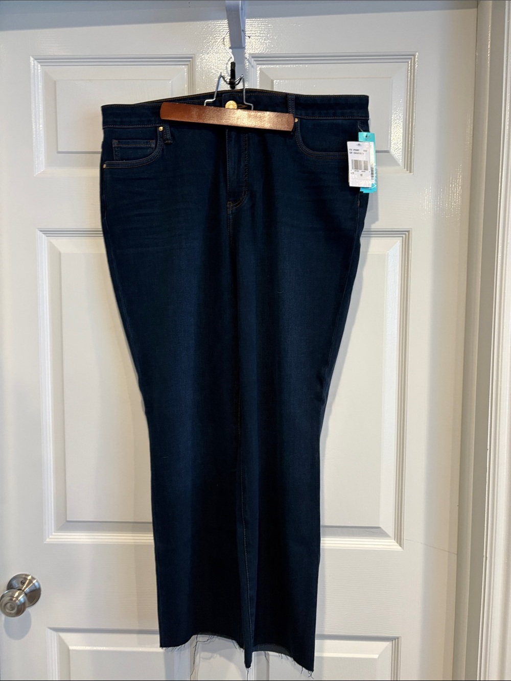 Kut from the Kloth Dark Indigo Reese High-Rise Straight Jeans